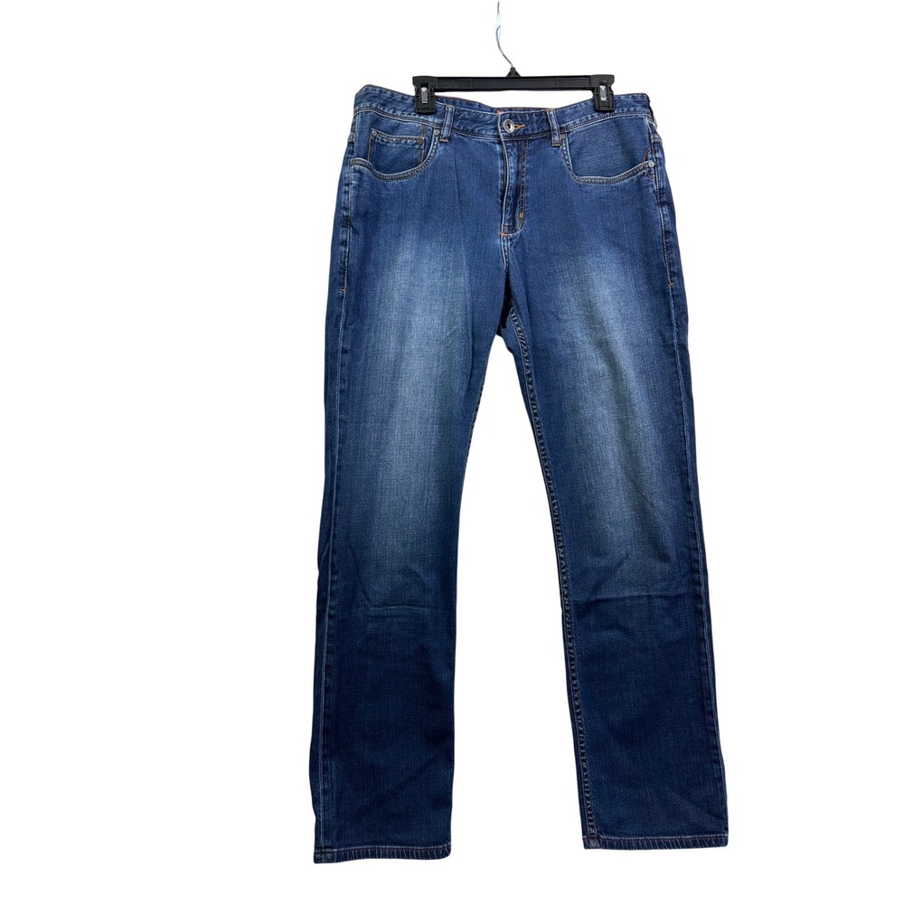 Tommy Bahama Men's Straight Leg Belize Blue Wash‎ Denim Jeans Size 35x34